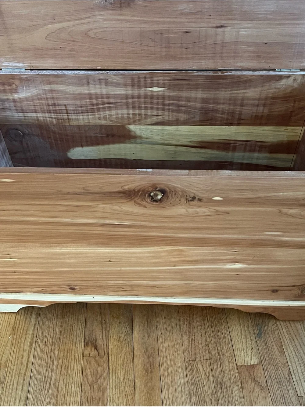 Amish Made Solid Cedar Chest - Natural Brown